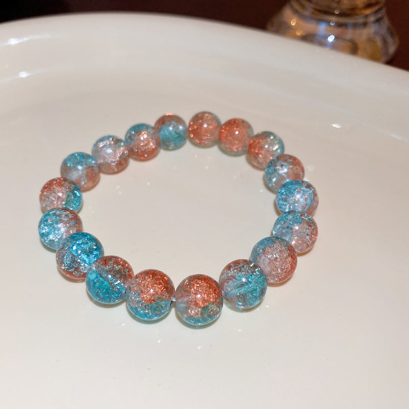 Female Vintage Double Row Crystal Bracelet