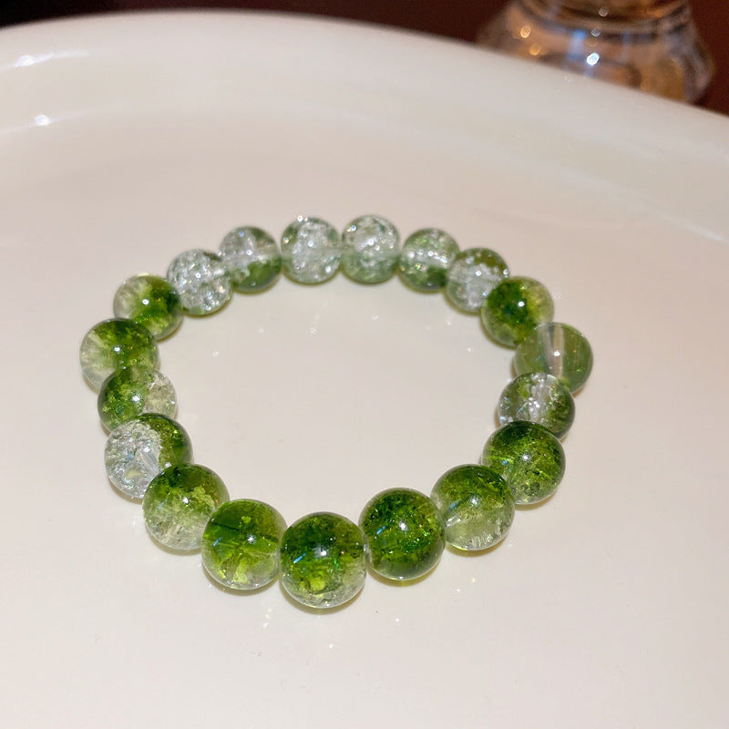Female Vintage Double Row Crystal Bracelet