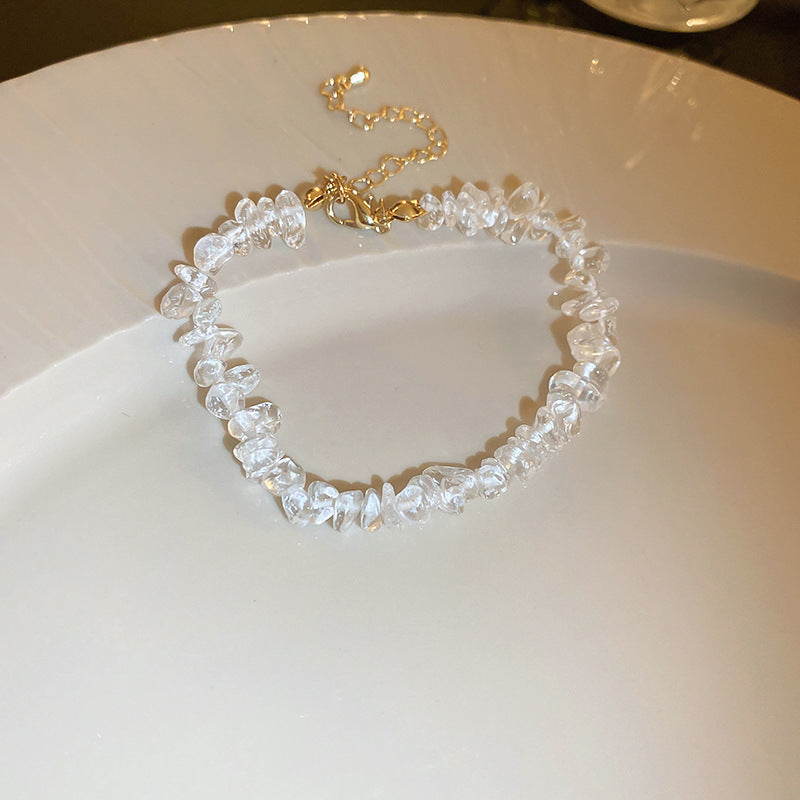 Female Vintage Double Row Crystal Bracelet