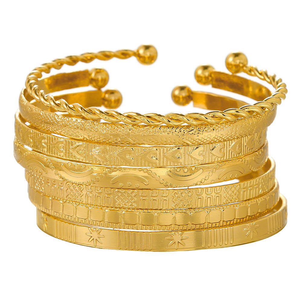 Retro Fashion Twisted Winding Alloy Animal Bracelet Armband