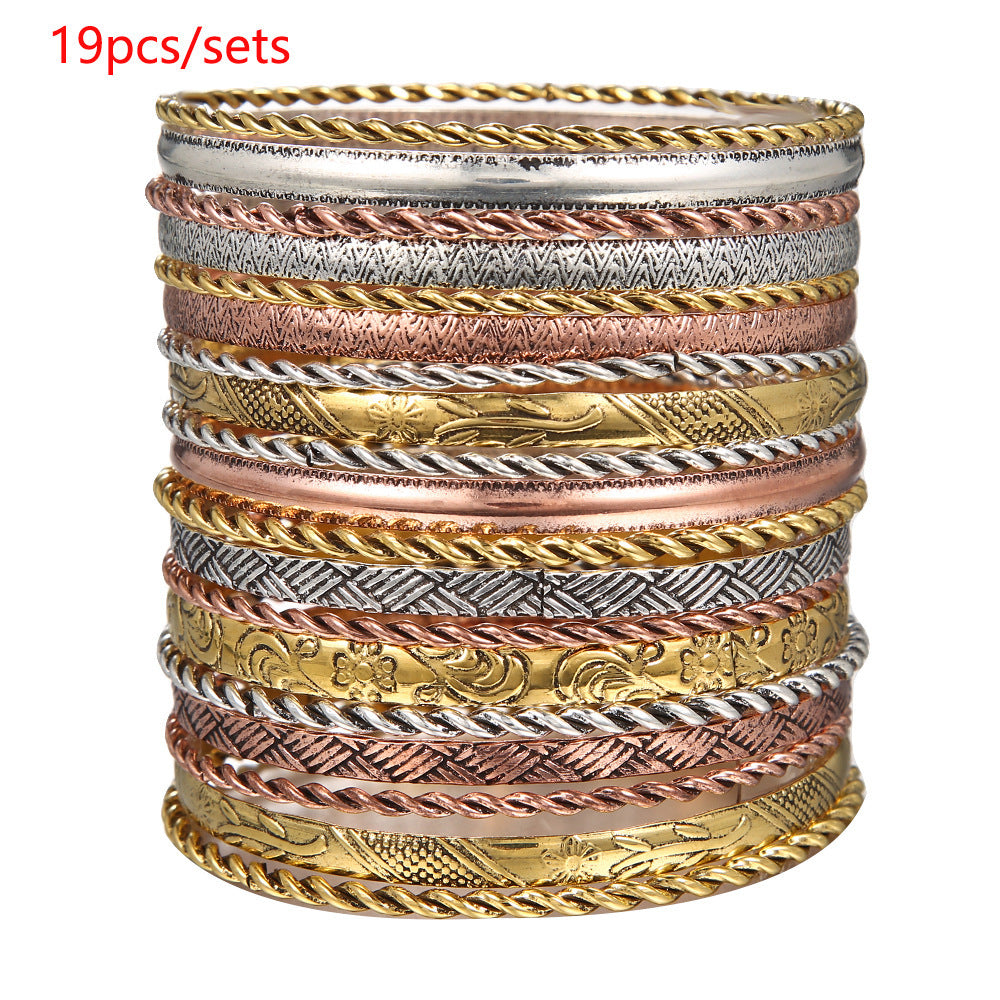 Retro Fashion Twisted Winding Alloy Animal Bracelet Armband