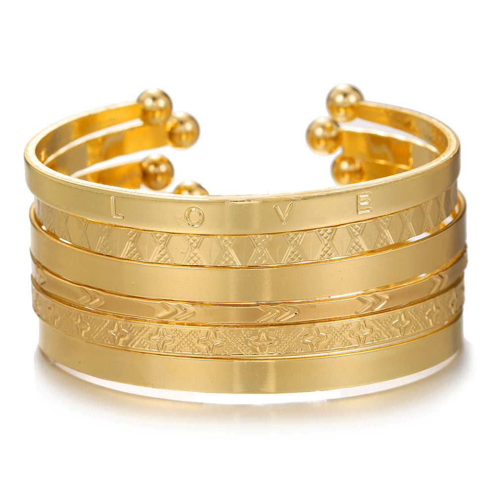 Retro Fashion Twisted Winding Alloy Animal Bracelet Armband