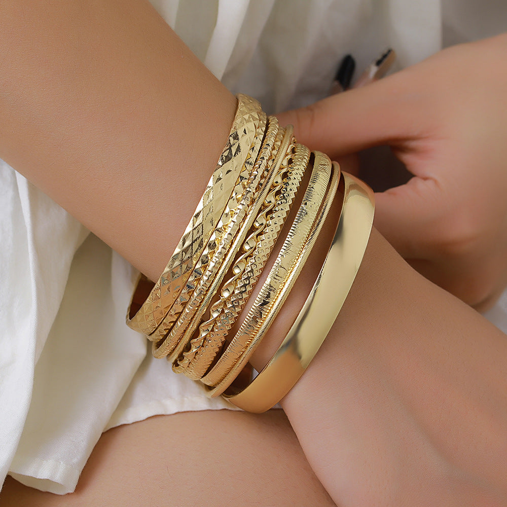 Retro Fashion Twisted Winding Alloy Animal Bracelet Armband