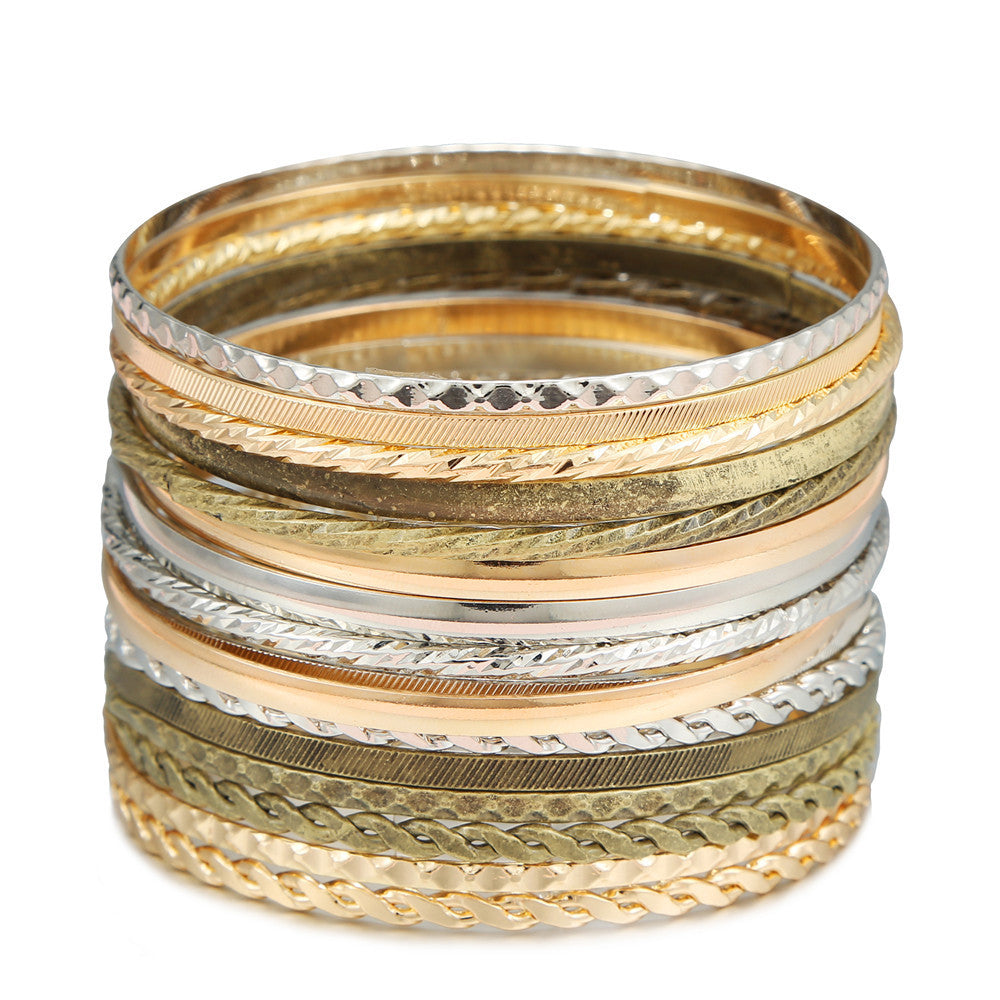 Retro Fashion Twisted Winding Alloy Animal Bracelet Armband