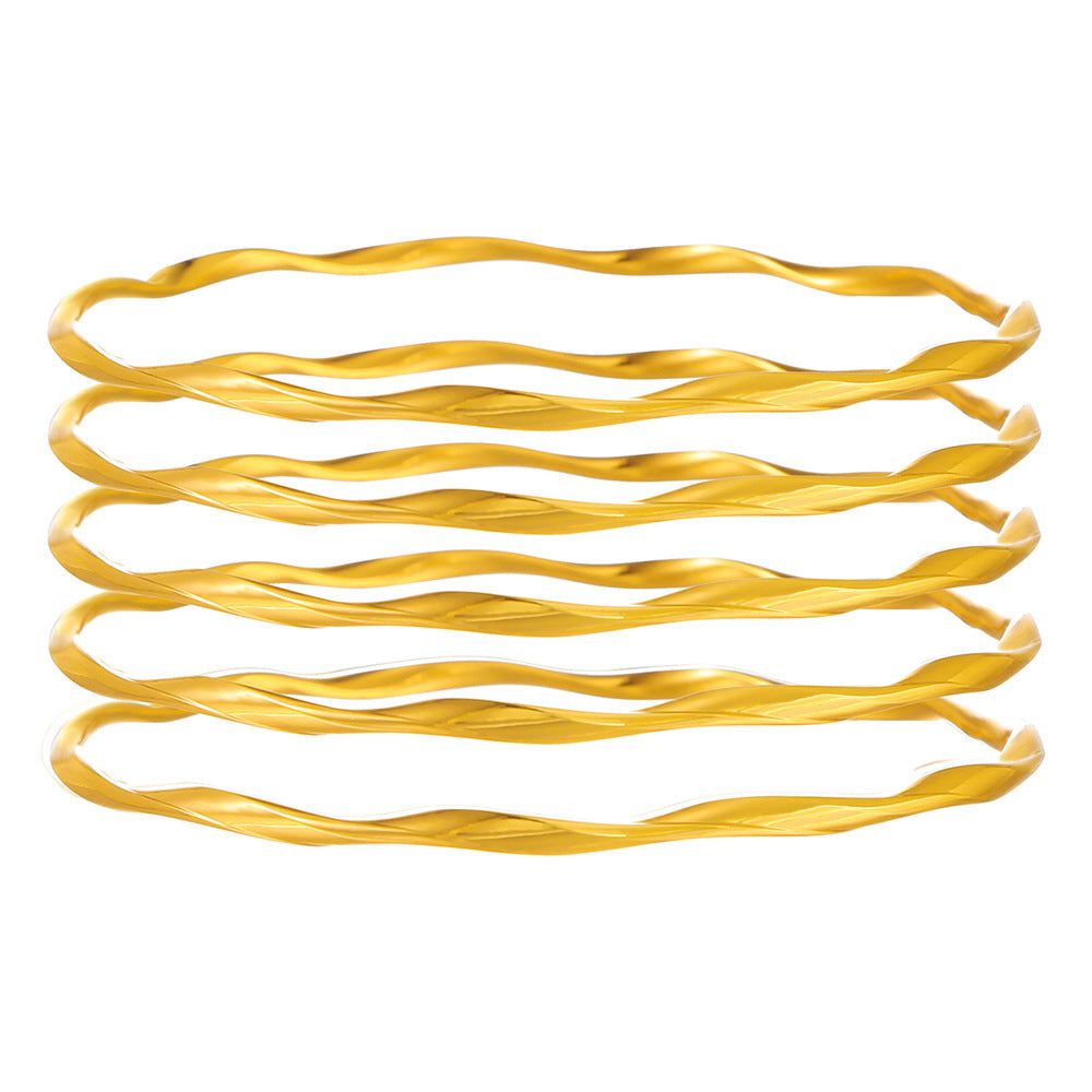 Retro Fashion Twisted Winding Alloy Animal Bracelet Armband