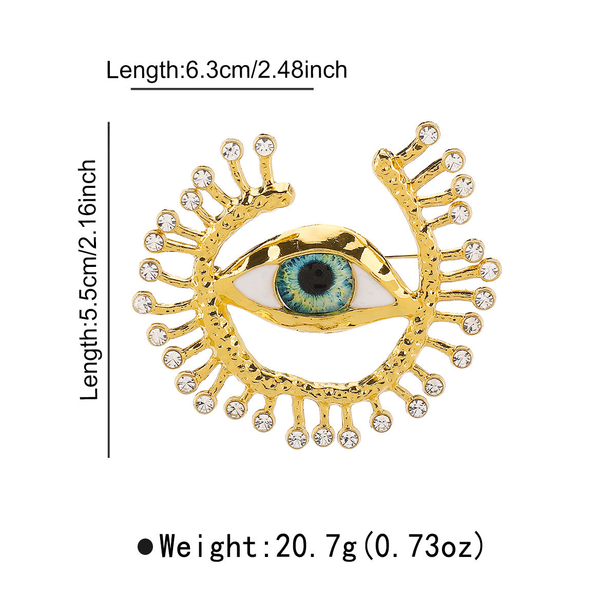 Medieval Exaggerated Devil's Eye Tassel Earrings