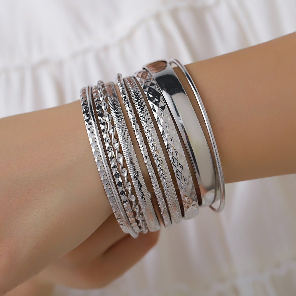 Retro Fashion Twisted Winding Alloy Animal Bracelet Armband