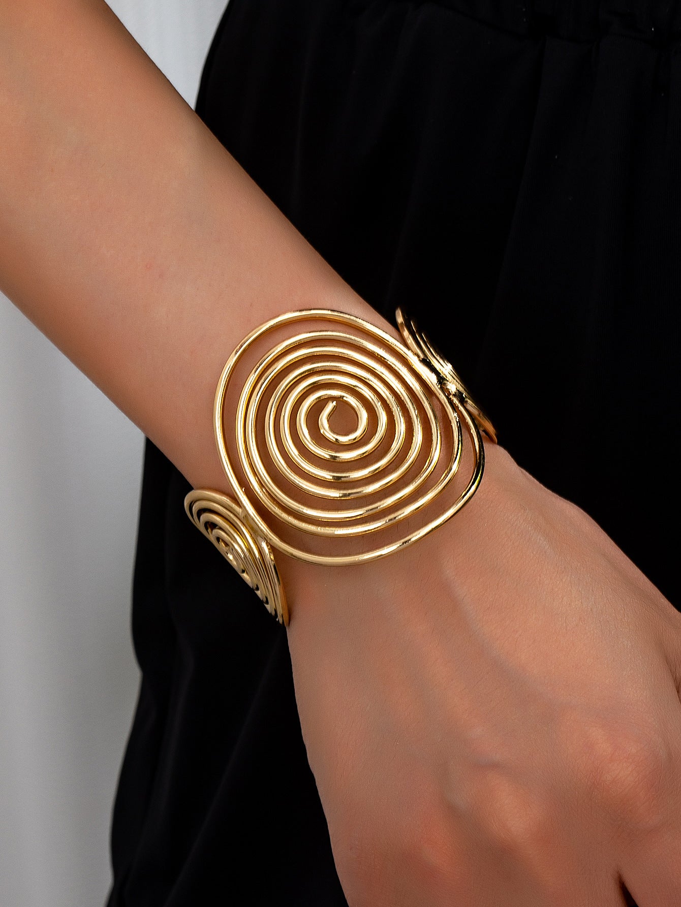 Multi-Layer Cross Open Bracelet Simple Fashion