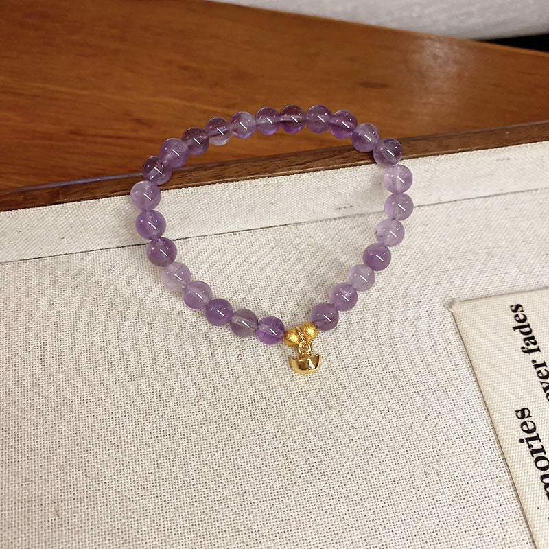 Female Vintage Double Row Crystal Bracelet