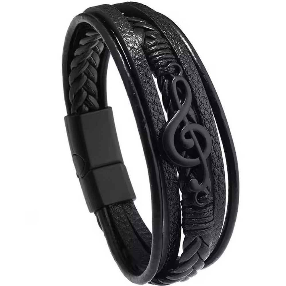 Fashion Retro Music Symbol Bracelet